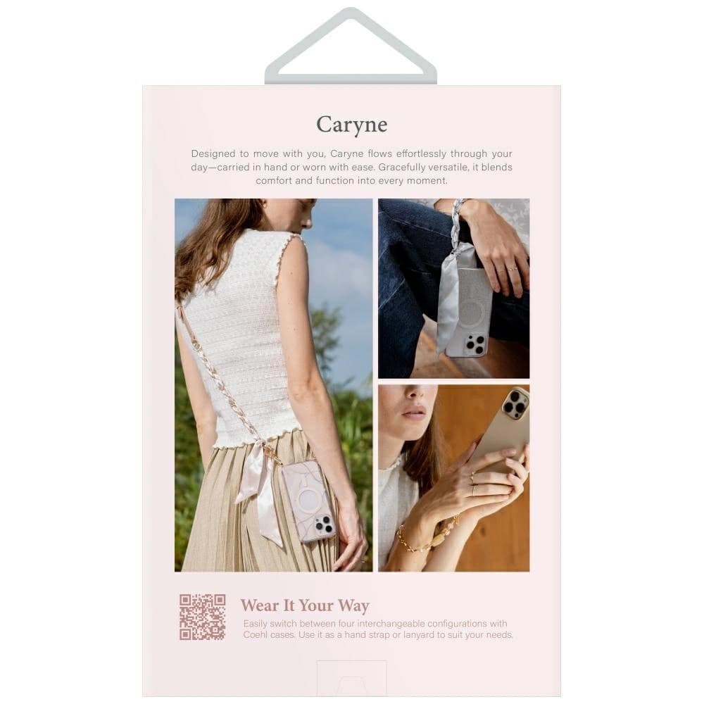 UNIQ Universal 2in1 phone lanyard Coehl Caryne dusty nude - 3