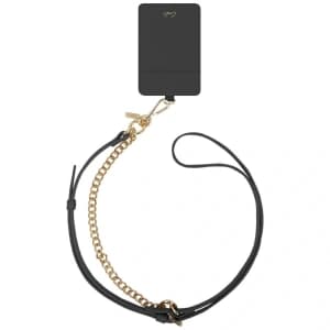 UNIQ Universal 3in1 phone lanyard Coehl Caryne with a card wallet ebony