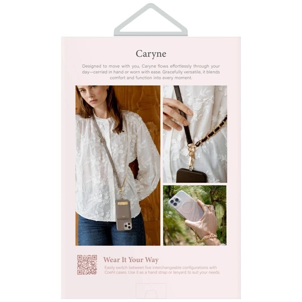 UNIQ Universal 3in1 Handyband Coehl Caryne mit einem Kartenetui Pebble - 4