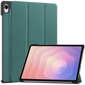 Bizon Case Tab Croc Samsung Galaxy Tab S11 Ultra dark green
