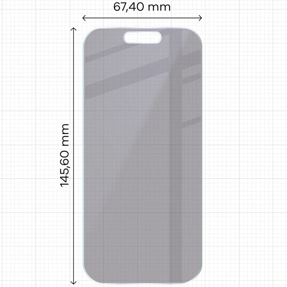 Bizon Glass Mule Shadow Apple iPhone 17 Pro matt - 2