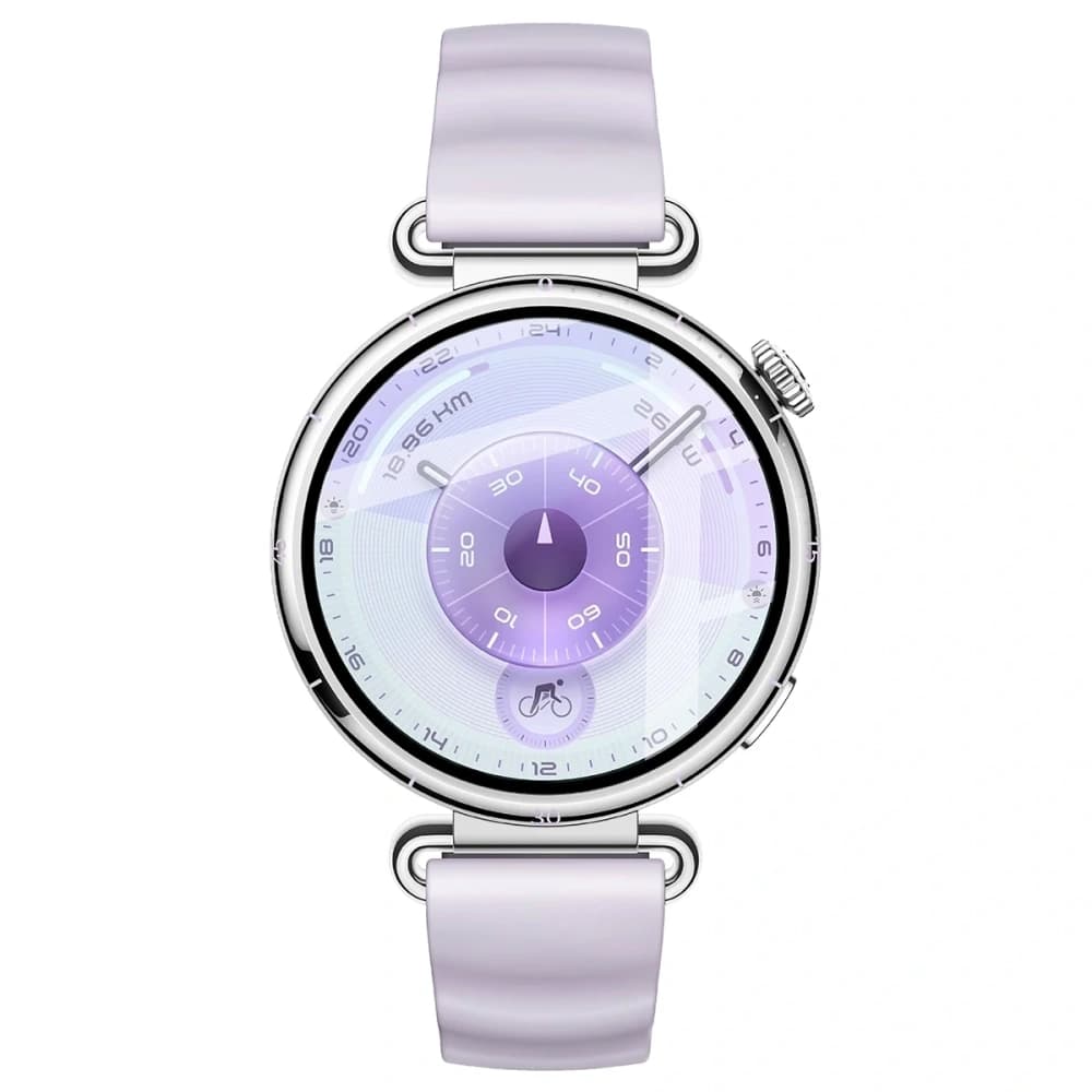 Bizon Glas Uhr Edge Hybrid Huawei Watch GT6 41mm schwarz - 2