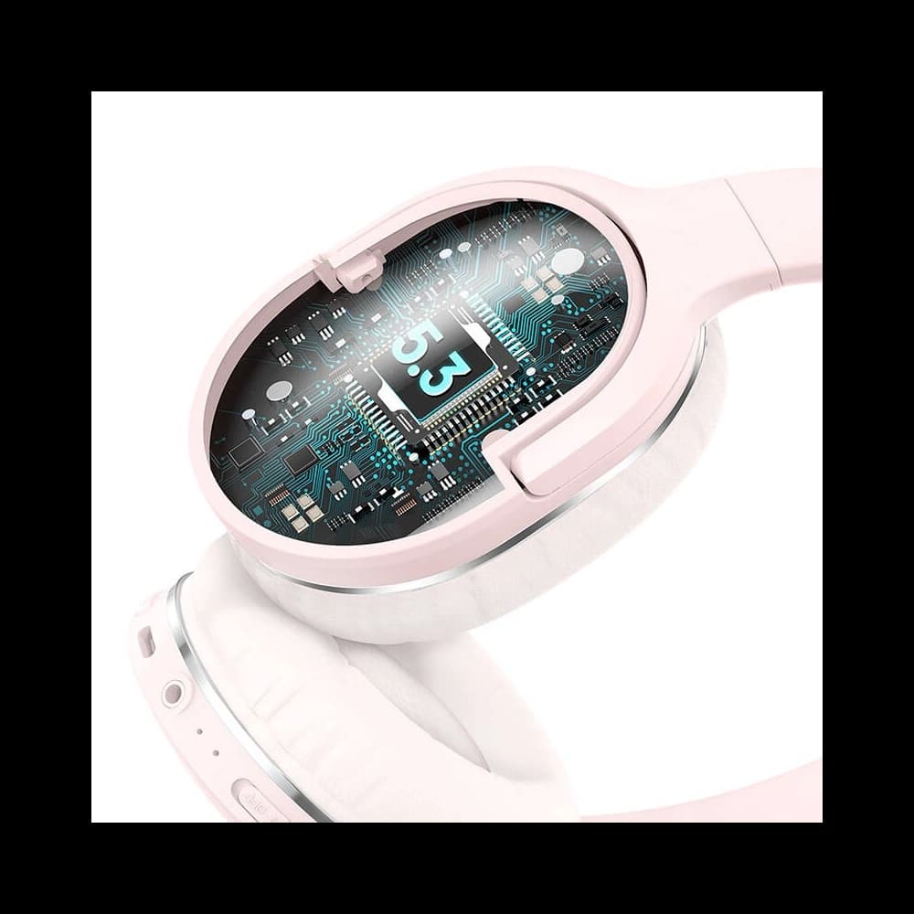 Baseus Encok D02 PRO Kabellose Over-Ear Kopfhörer Bluetooth 5.0 (Rosa) - 4