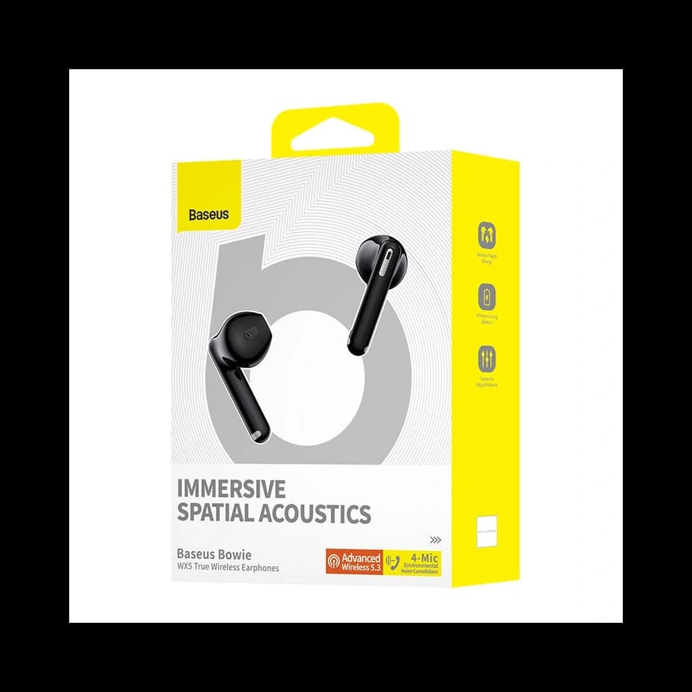 Baseus Bowie WX5 TWS Wireless Earbuds Bluetooth 5.3 (black) - 7