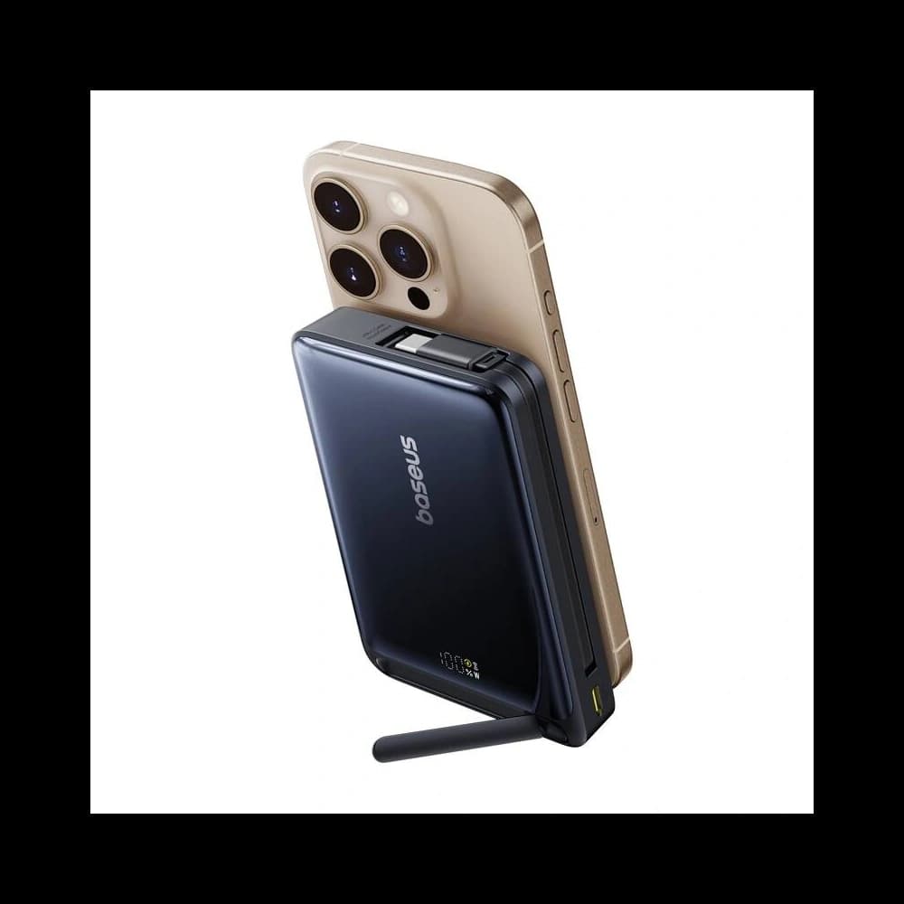 Baseus Nomos Qi2 Magnetische Powerbank 10000mAh 45W USB-C - 4