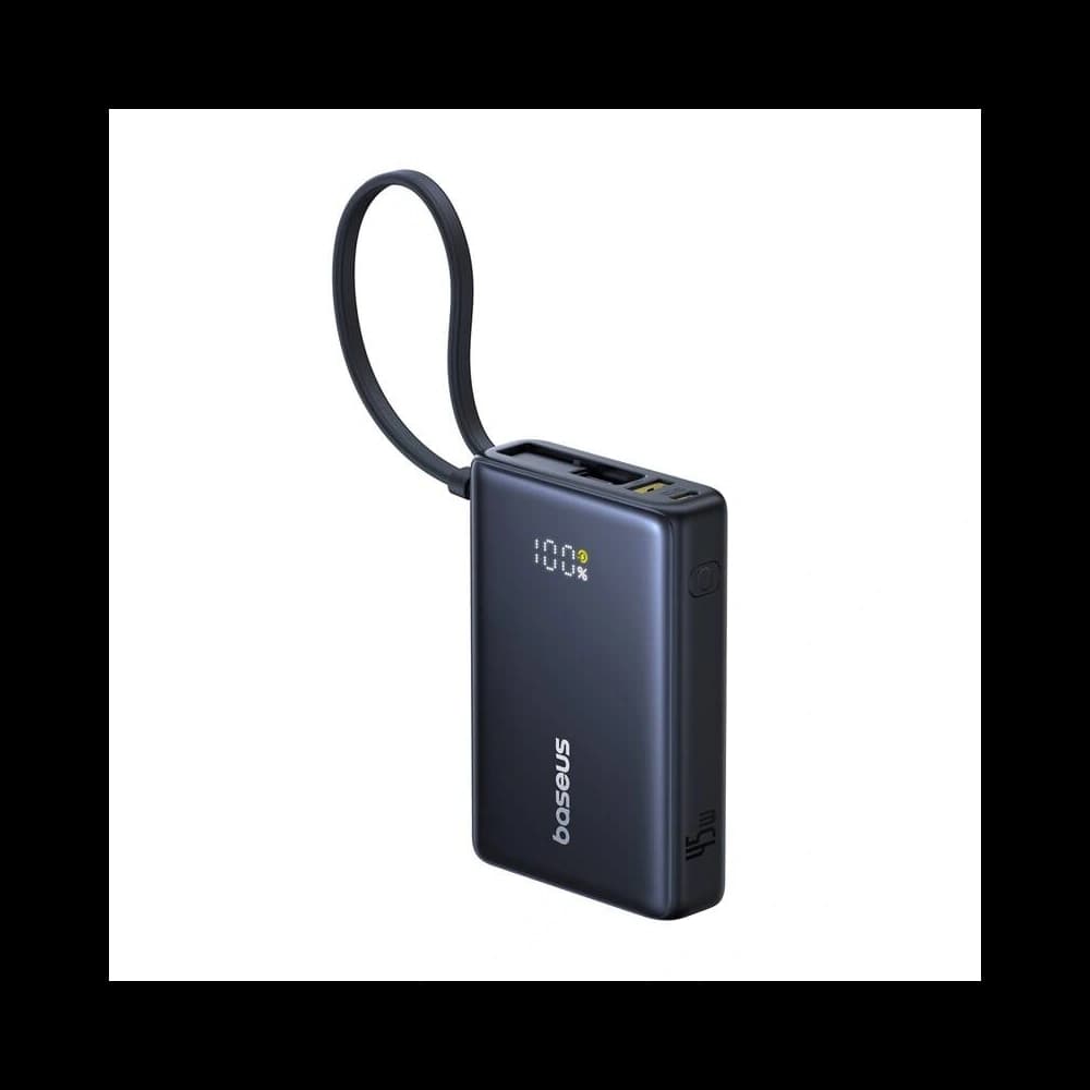 Powerbank Baseus PicoGo Digital Display 10000mAh 45W (schwarz) - 1