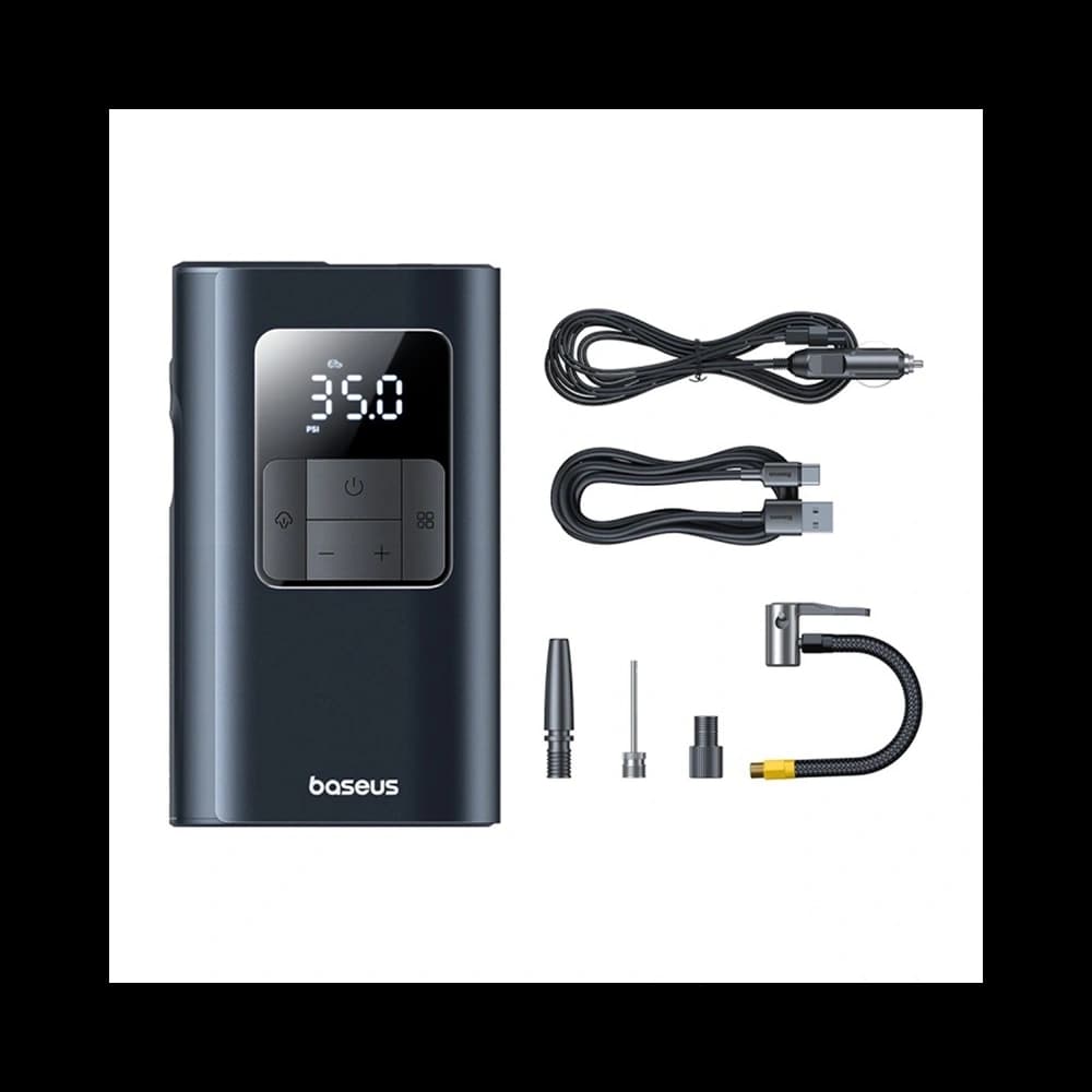 Baseus PrimeTrip VA1 2-in-1 Pump with Flashlight Black - 2