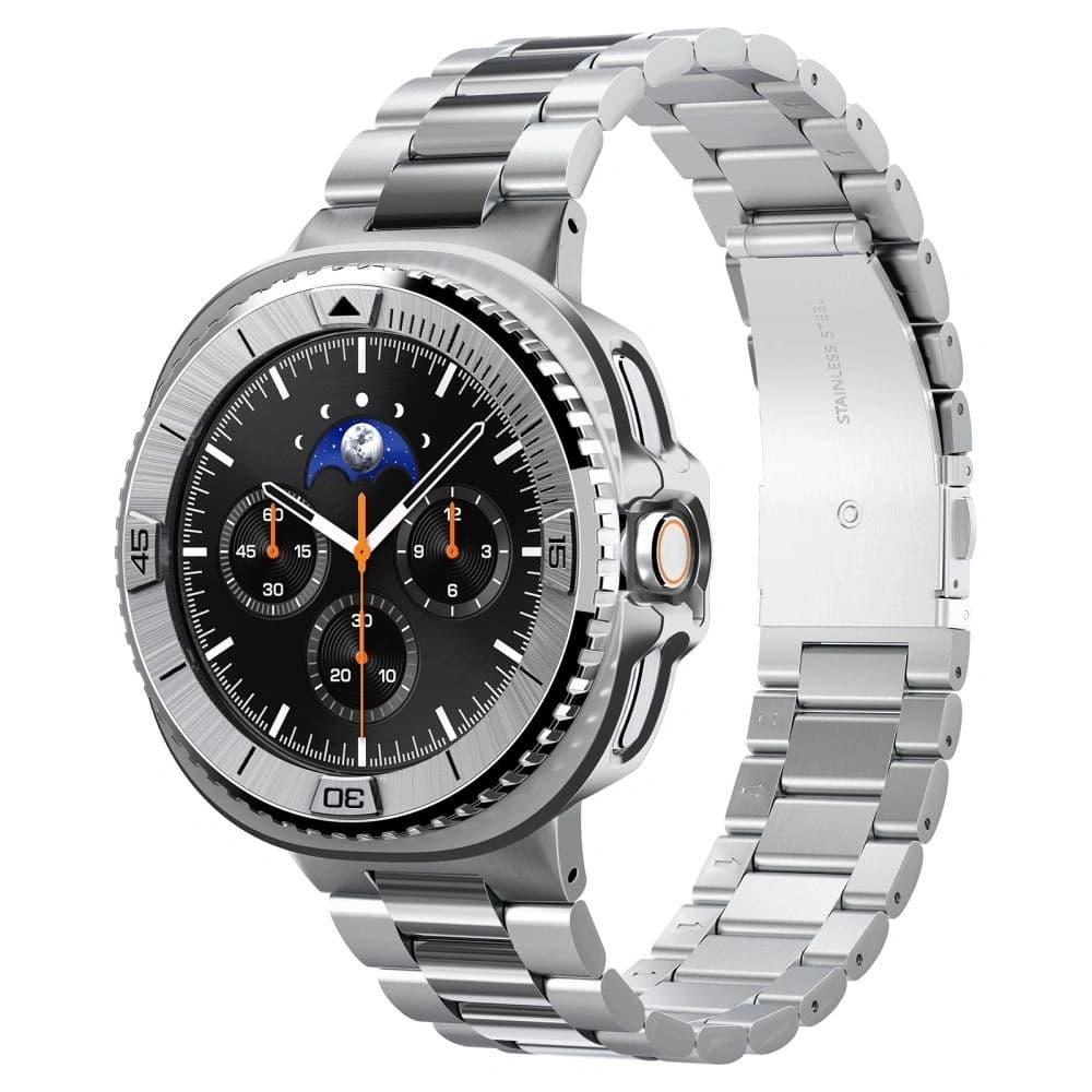 Spigen Bezel Tune Pro Pilot Samsung Galaxy Watch 8 Classic 46mm Silver - 4