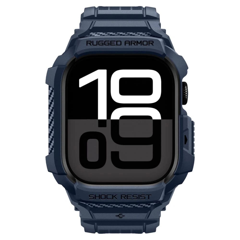 Spigen Rugged Armor Pro V2 Apple Watch 10 / 11 42mm Marineblau - 2