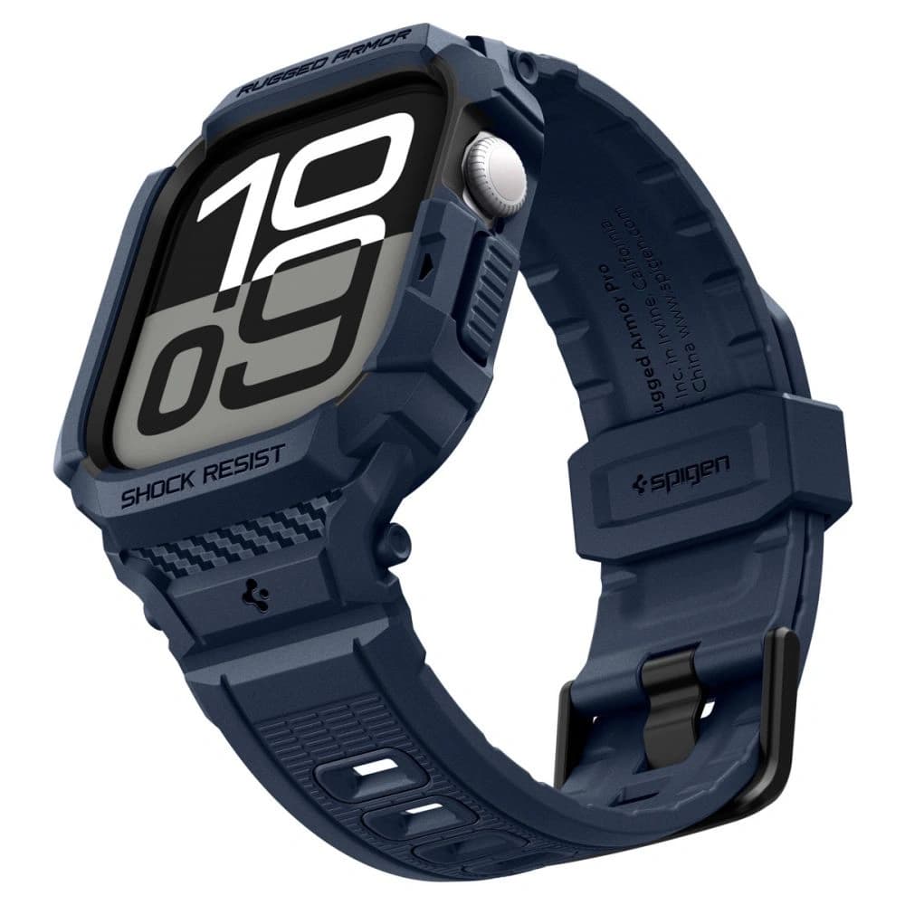 Spigen Rugged Armor Pro V2 Apple Watch 10 / 11 42mm Marineblau - 7