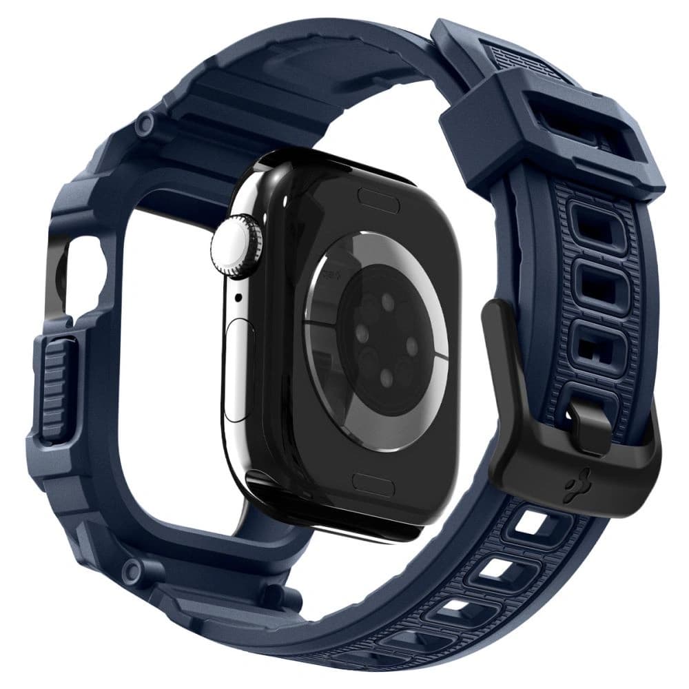 Spigen Rugged Armor Pro V2 Apple Watch 10 / 11 42mm Marineblau - 8