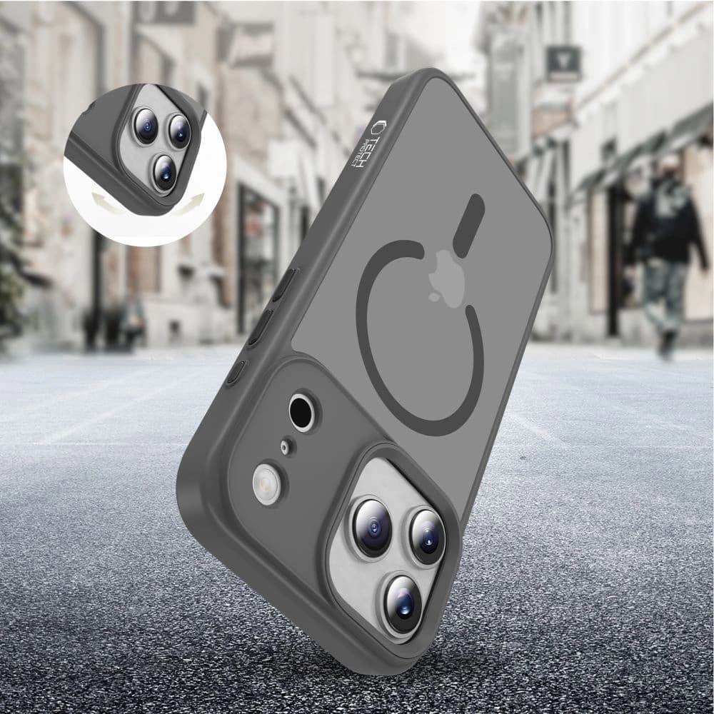 Tech-Protect Magmat MagSafe Apple iPhone 17 Pro Max Matt Kreidegrau - 6
