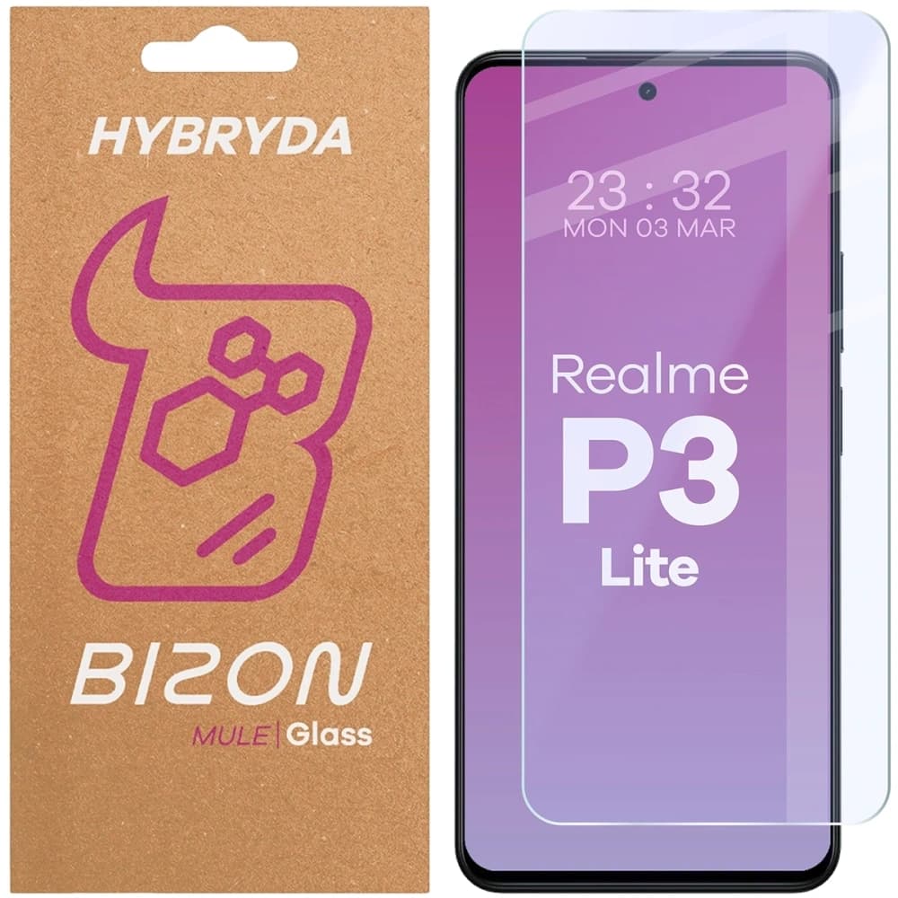 Bizon Glass Mule Realme P3 Lite - 1