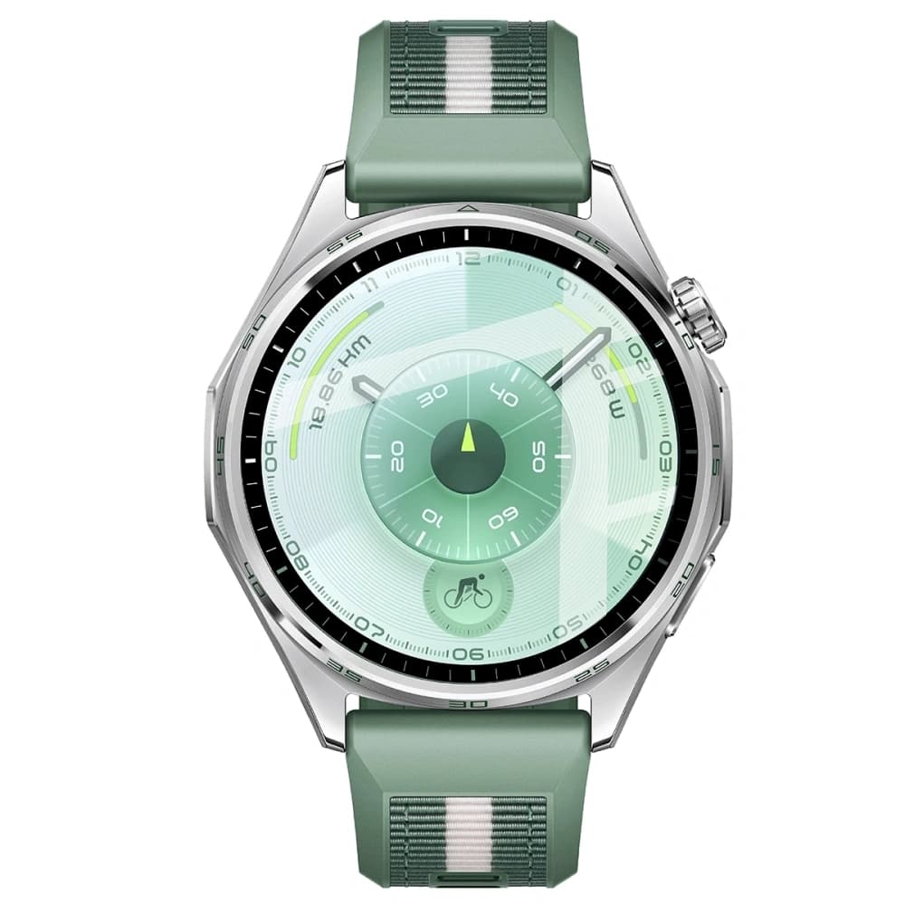 Bizon Glas Uhr Edge Hybrid Huawei Watch GT6 46mm schwarz - 2