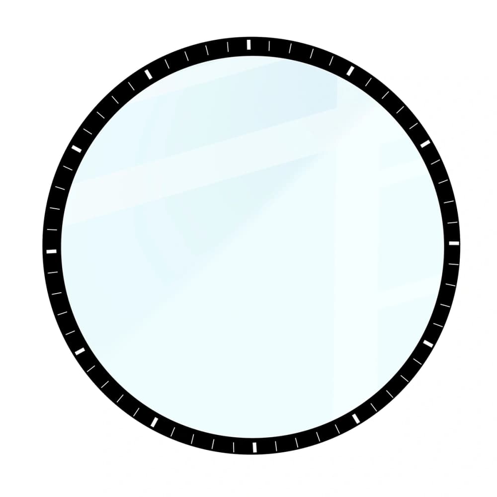 Bizon Glas Uhr Edge Hybrid Huawei Watch GT6 46mm schwarz - 4