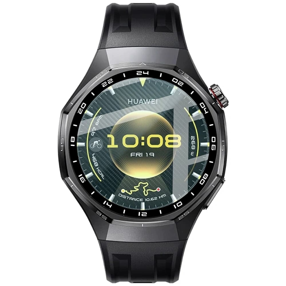 Bizon Glas Uhr Edge Hybrid Huawei Watch GT6 Pro 46mm schwarz - 2