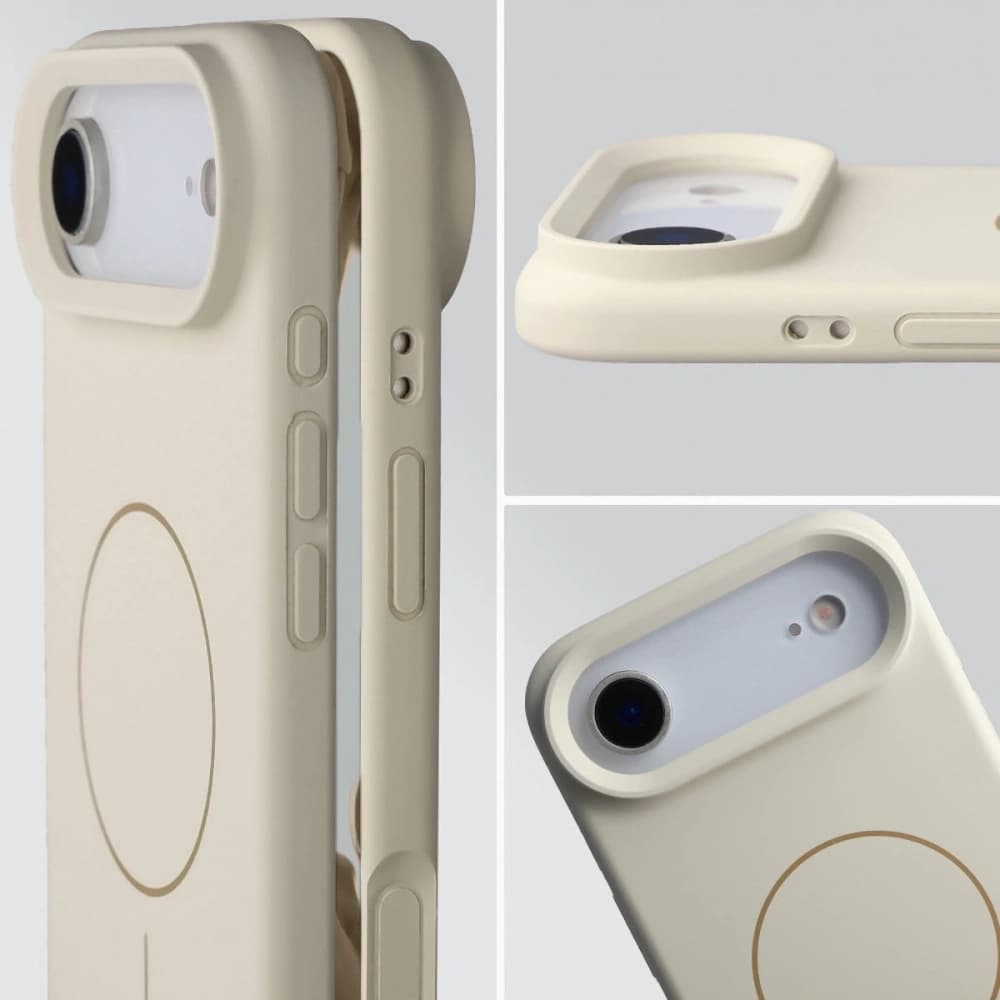 Bizon Soft Case Magnetic Apple iPhone Air écru - 6