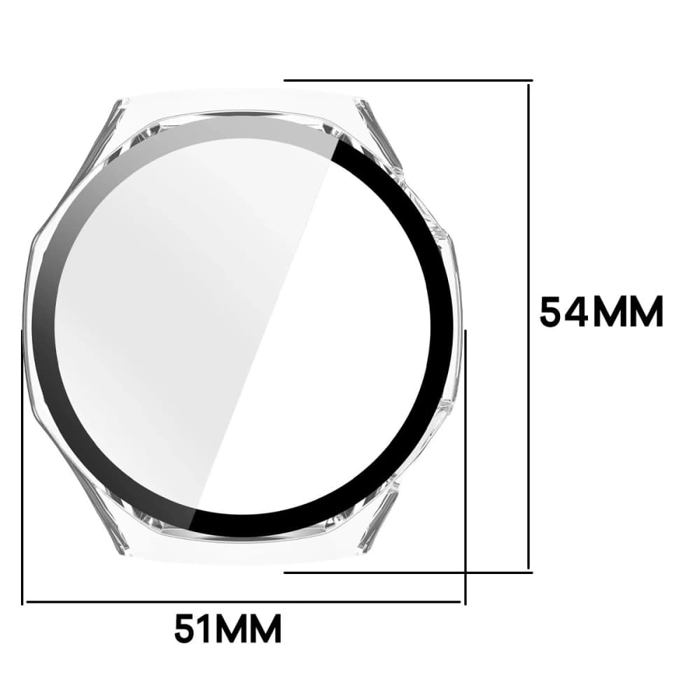 Bizon Case+Glass Uhr Huawei Watch GT6 Pro 46mm klar - 2