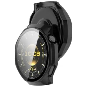 Bizon Case+Glas Uhr Huawei Watch GT6 Pro 46mm schwarz