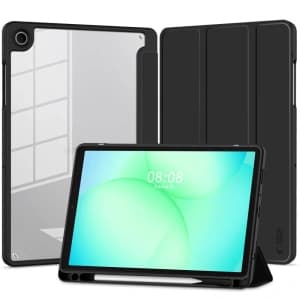 Tech-Protect Smartcase Pen Hybrid Samsung Galaxy Tab A9+ Plus / A11+ Plus 11.0 X210 / X215 / X216 / X230 / X235 / X236 Schwarz