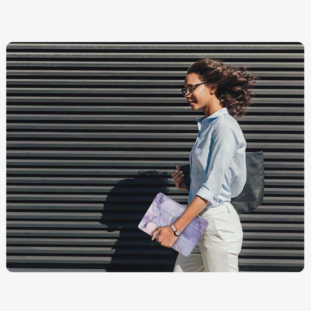 Tech-Protect Smartcase Pen Hybrid Samsung Galaxy Tab A9 / A11 8.7 X110 / X115 / X133 / X135 Violet Marble - 10