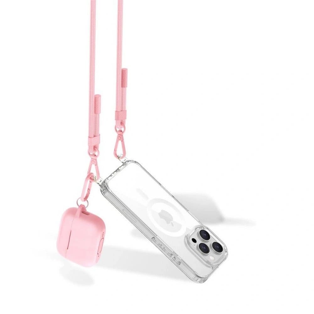 Tech-Protect C5se Rope Crossbody Strap Baby Pink - 3