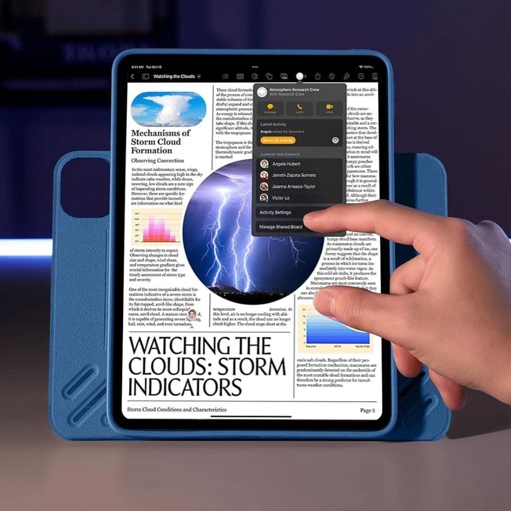 Etui ESR Flip Hybrid do Apple iPad Pro 11” 2024/2025 Navy Blue - 4