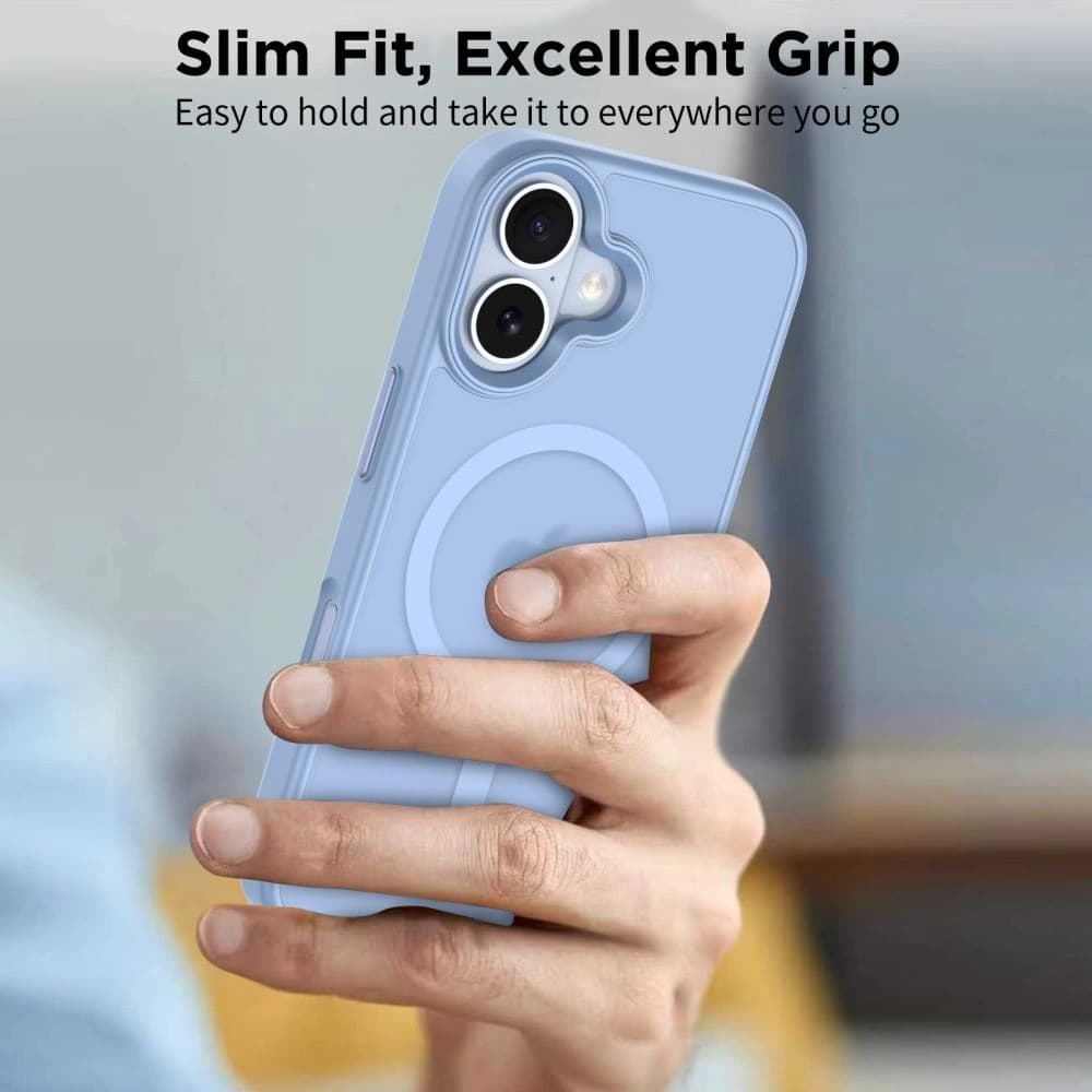 Tech-Protect MagMat MagSafe Apple iPhone 17 Matt Mist Blau - 6