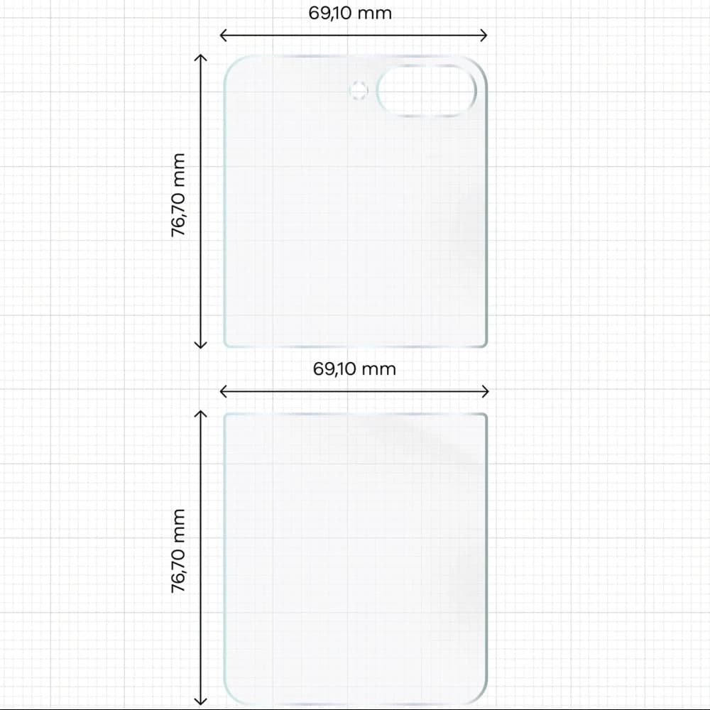 Bizon Glass Hydrogel Samsung Galaxy Z Flip7 FE / Z Flip6 - 2