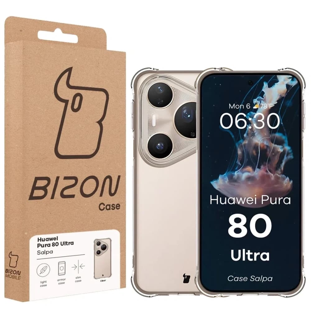 Bizon Case Salpa Huawei Pura 80 Ultra clear - 7