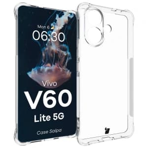 Elastyczne etui Bizon Case Salpa do Vivo V60 Lite 5G przezroczyste