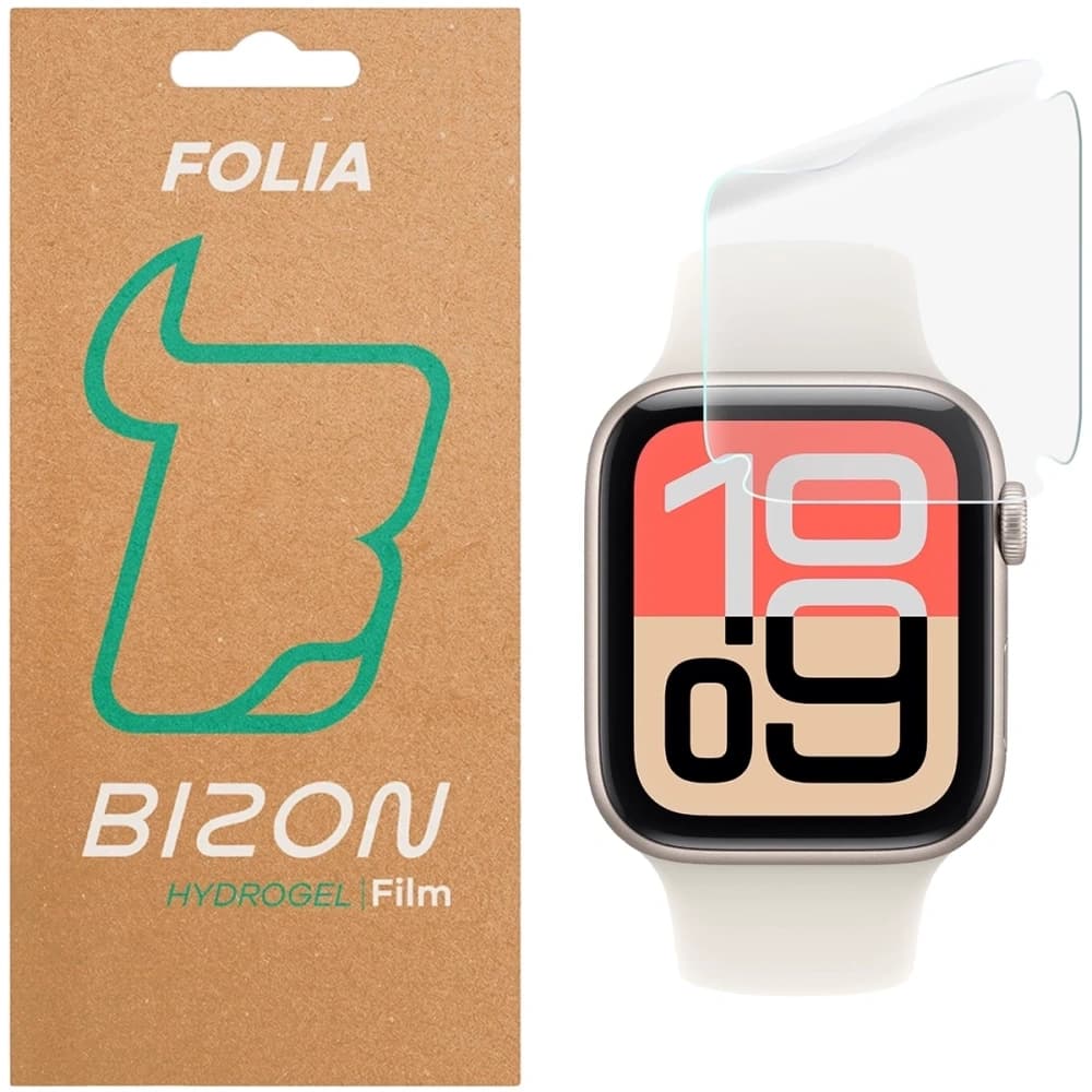 Bizon Glas Uhr Hydrogel Apple Watch SE 3 / SE 2 / SE / 6 / 5 / 4 44mm - 1