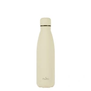 PURO ICON Thermosflasche aus Edelstahl 500ml (Beige) (Pulverbeschichtung)
