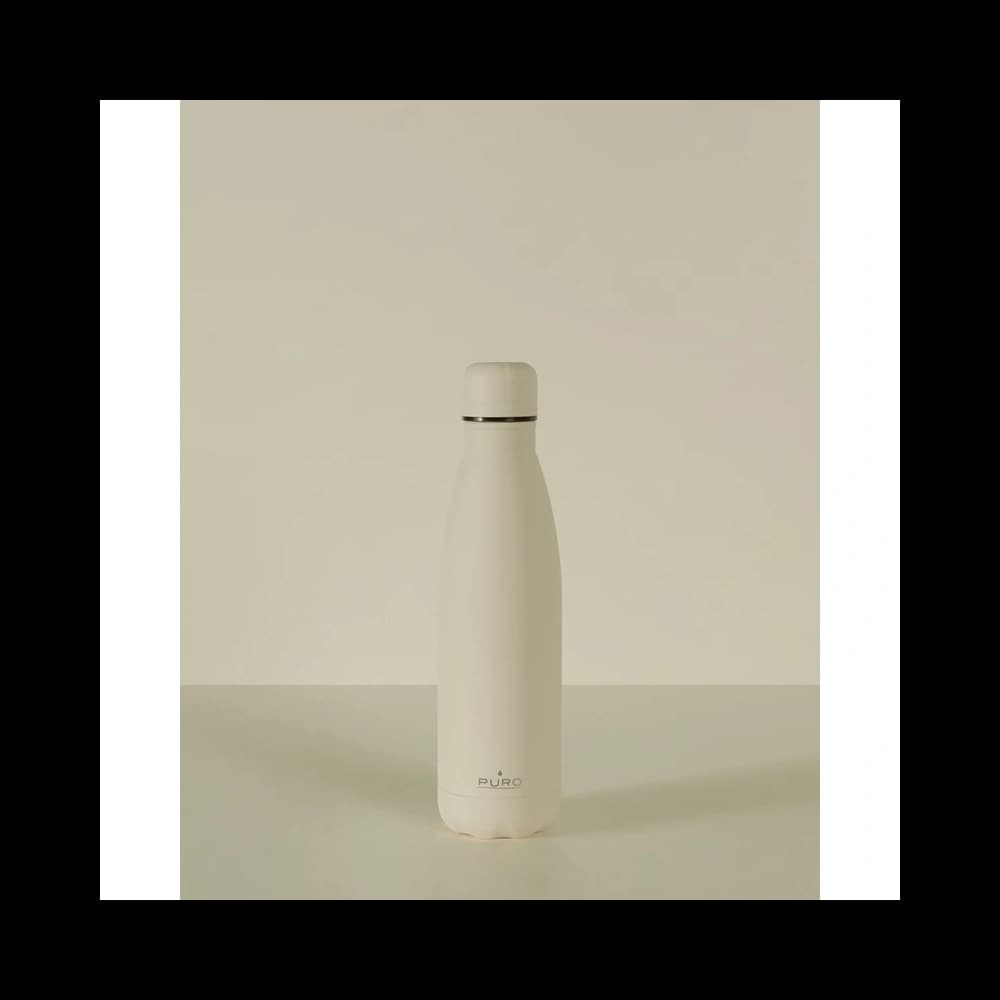 PURO ICON Thermosflasche aus Edelstahl 500ml (Beige) (Pulverbeschichtung) - 2