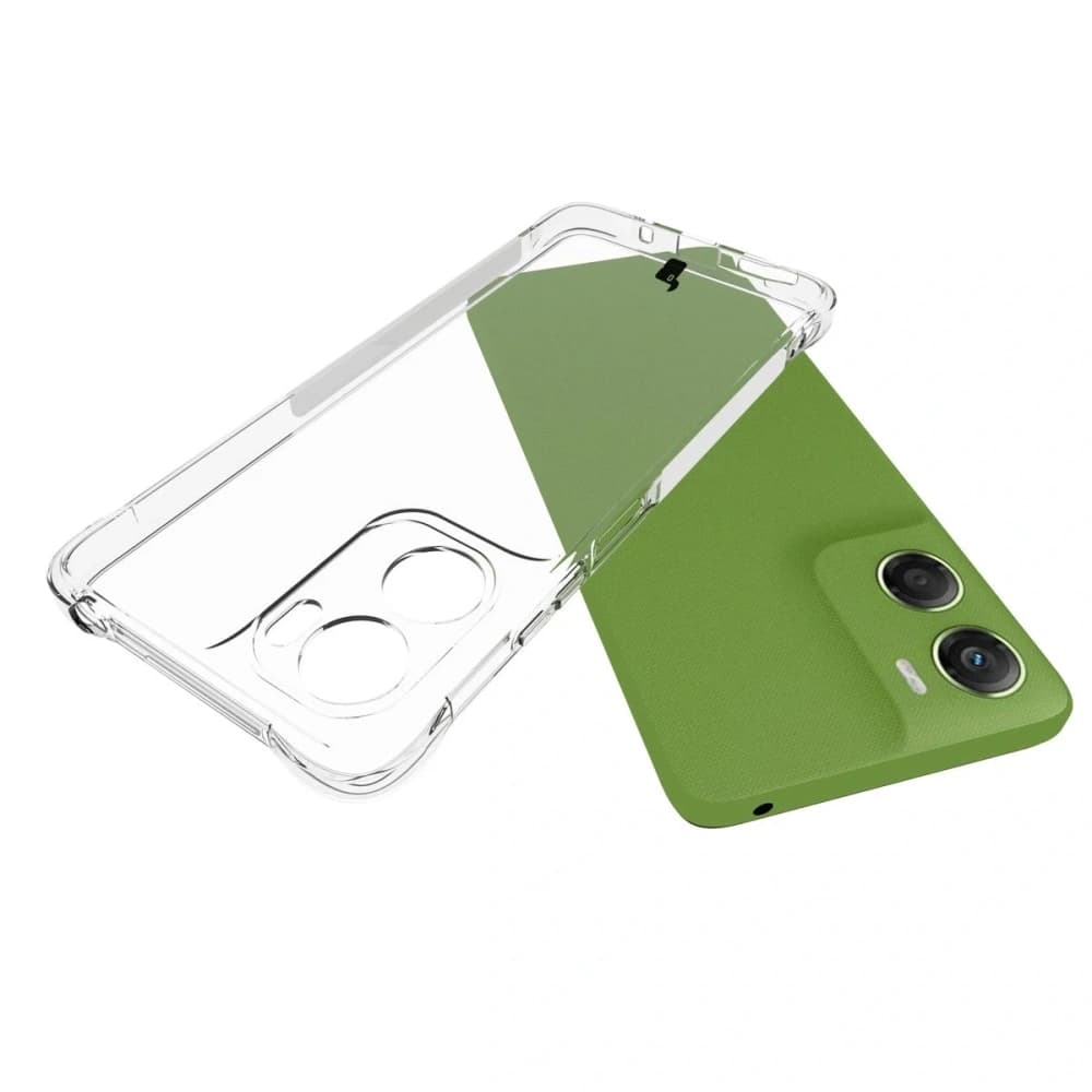 Bizon Case Clear Pack Hülle + 2x Displayschutzfolie Motorola Moto G06 4G / G06 Power 4G - 5