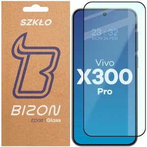 Bizon Glass Edge 2 Vivo X300 Pro schwarzer Rahmen