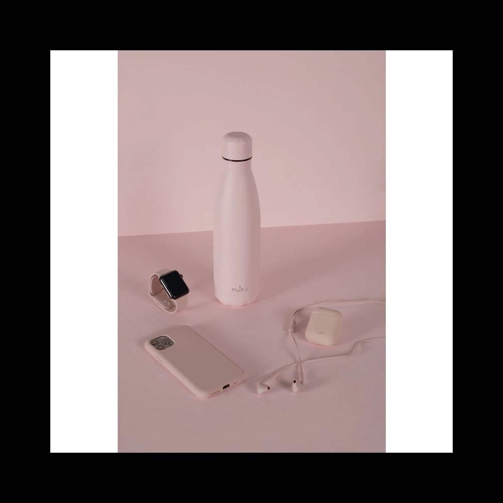 PURO ICON Edelstahl Thermosflasche 500ml (Candy Pink) (Pulverbeschichtung) - 3