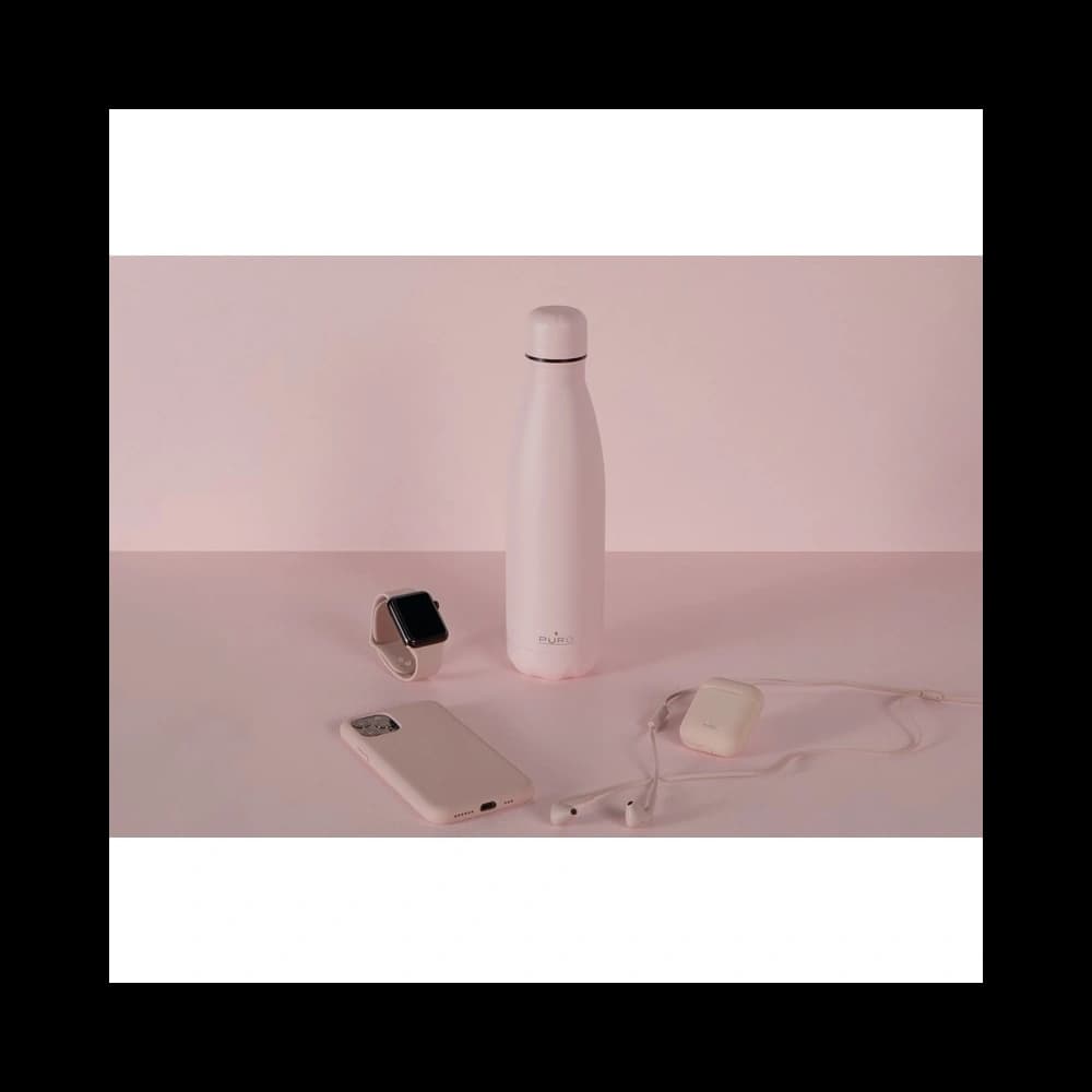 PURO ICON Edelstahl Thermosflasche 500ml (Candy Pink) (Pulverbeschichtung) - 4
