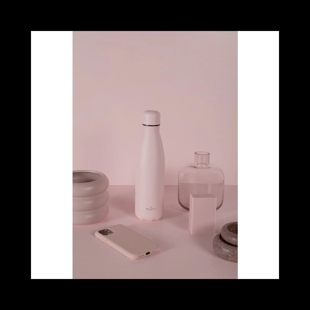 PURO ICON Edelstahl Thermosflasche 500ml (Candy Pink) (Pulverbeschichtung) - 6