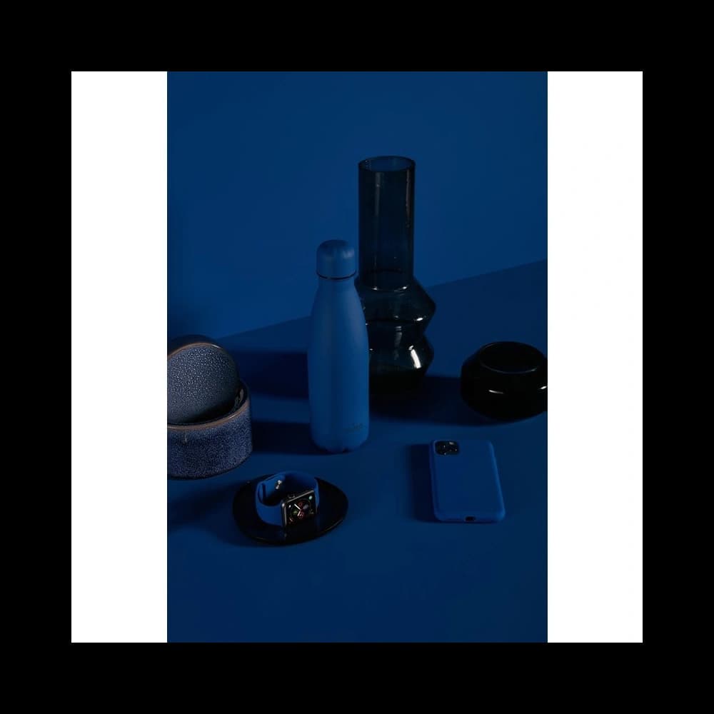 PURO ICON Edelstahl-Thermoflasche 500ml (Dunkelblau) (Pulverbeschichtung) - 5