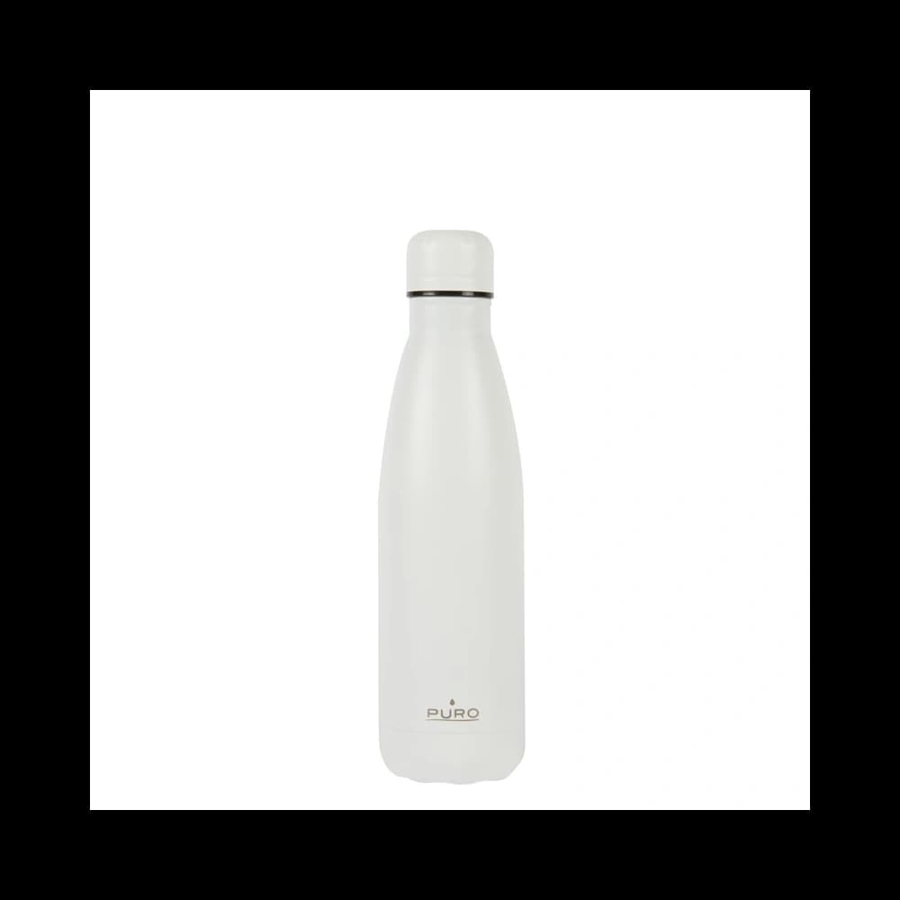 PURO ICON Edelstahl-Thermoflasche 500ml (weiß) (Pulverbeschichtung) - 1