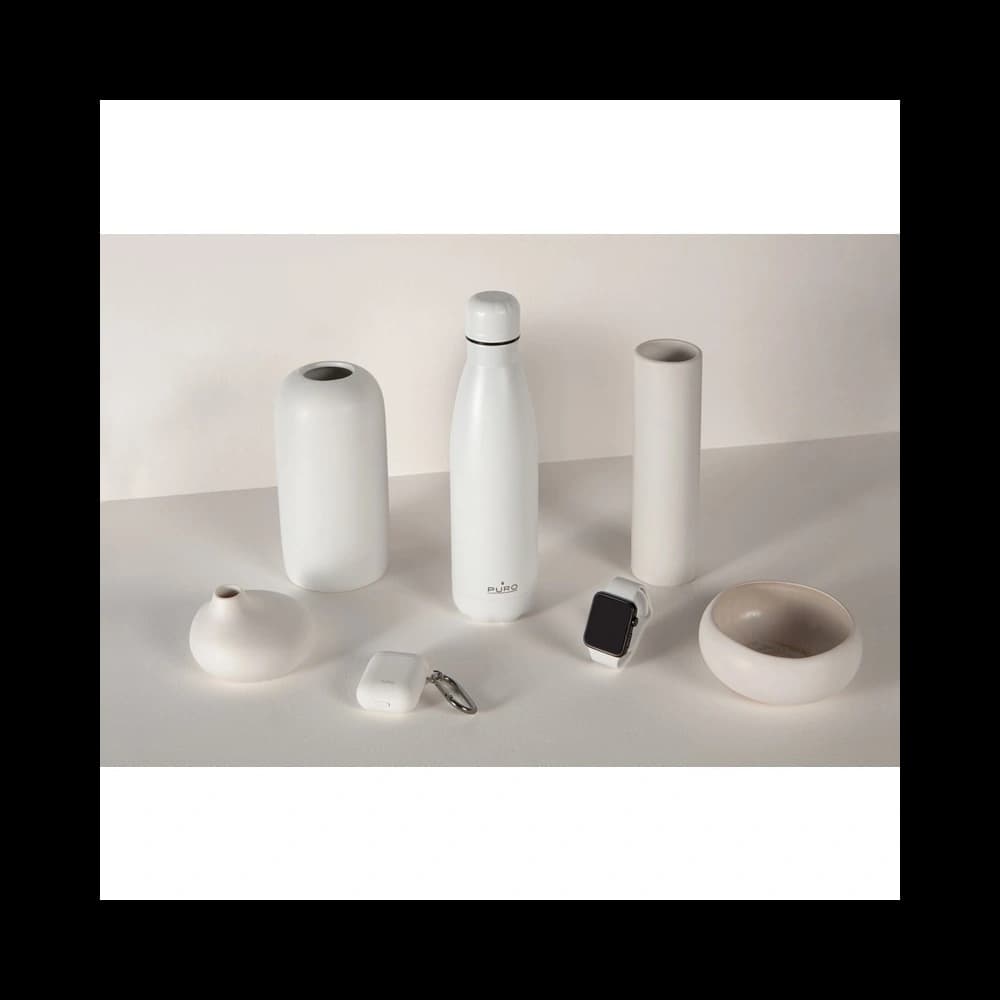 PURO ICON Edelstahl-Thermoflasche 500ml (weiß) (Pulverbeschichtung) - 5