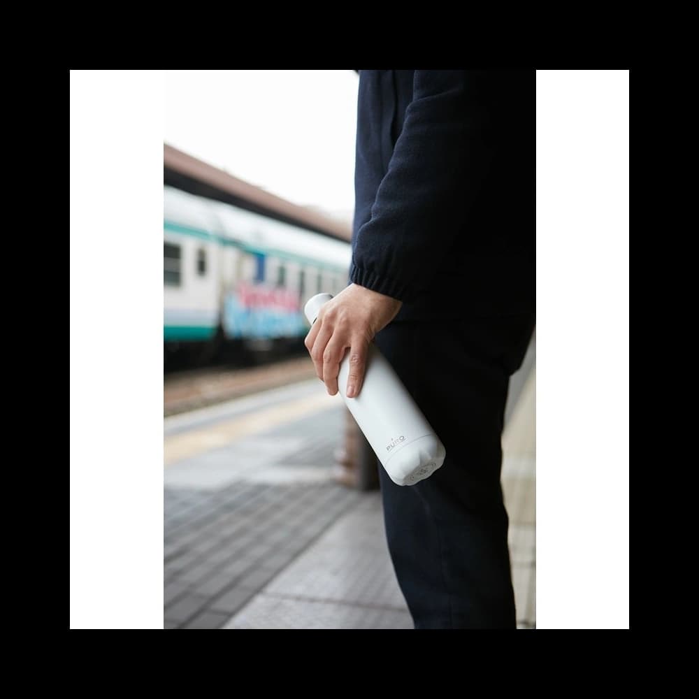 PURO ICON Edelstahl-Thermoflasche 500ml (weiß) (Pulverbeschichtung) - 8