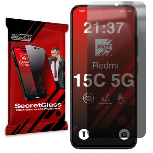 GrizzGlass Matte SecretGlass Xiaomi Redmi 15C 5G