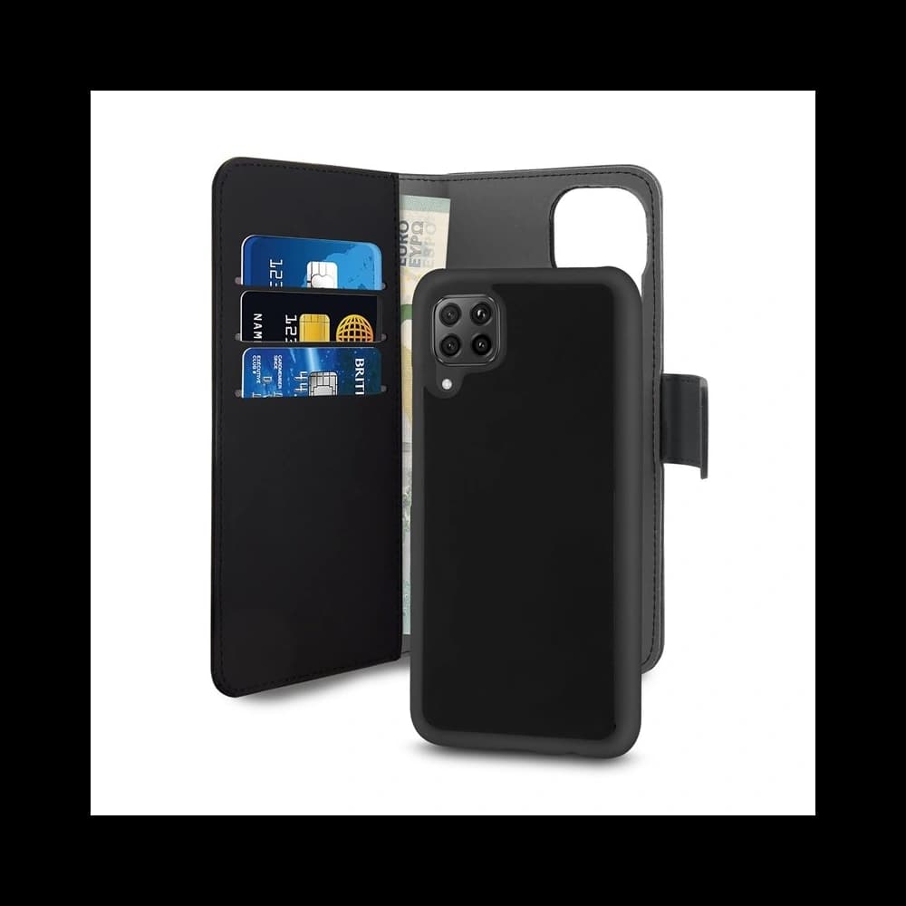 PURO Wallet Detachable 2in1 Huawei P40 Lite (black) - 1