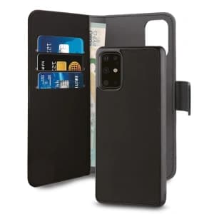 PURO Geldbörse Abnehmbare 2-in-1 Huawei P40 Pro Tasche (schwarz)