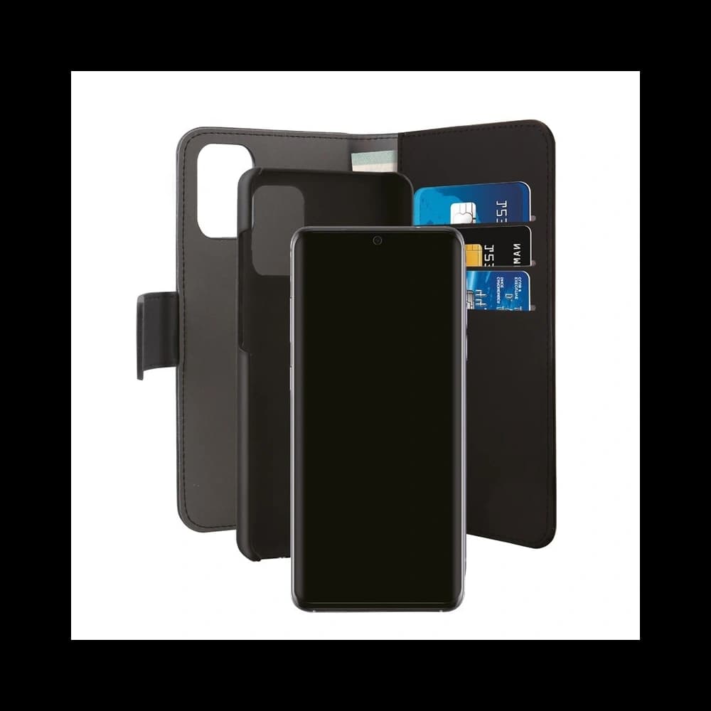 PURO Geldbörse Abnehmbare 2-in-1 Huawei P40 Pro Tasche (schwarz) - 2