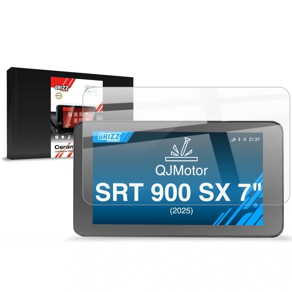 Ceramic GrizzGlass CarDisplay Protection QJMotor SRT 900 SX 7" (2025) - 1