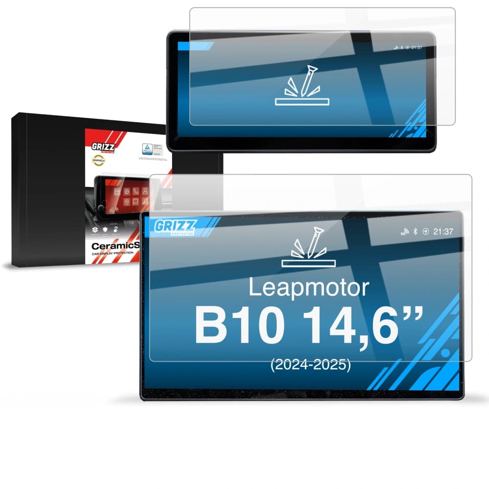 Ceramic GrizzGlass CarDisplay Protection Leapmotor B10 14,6" (2024-2025) - 1