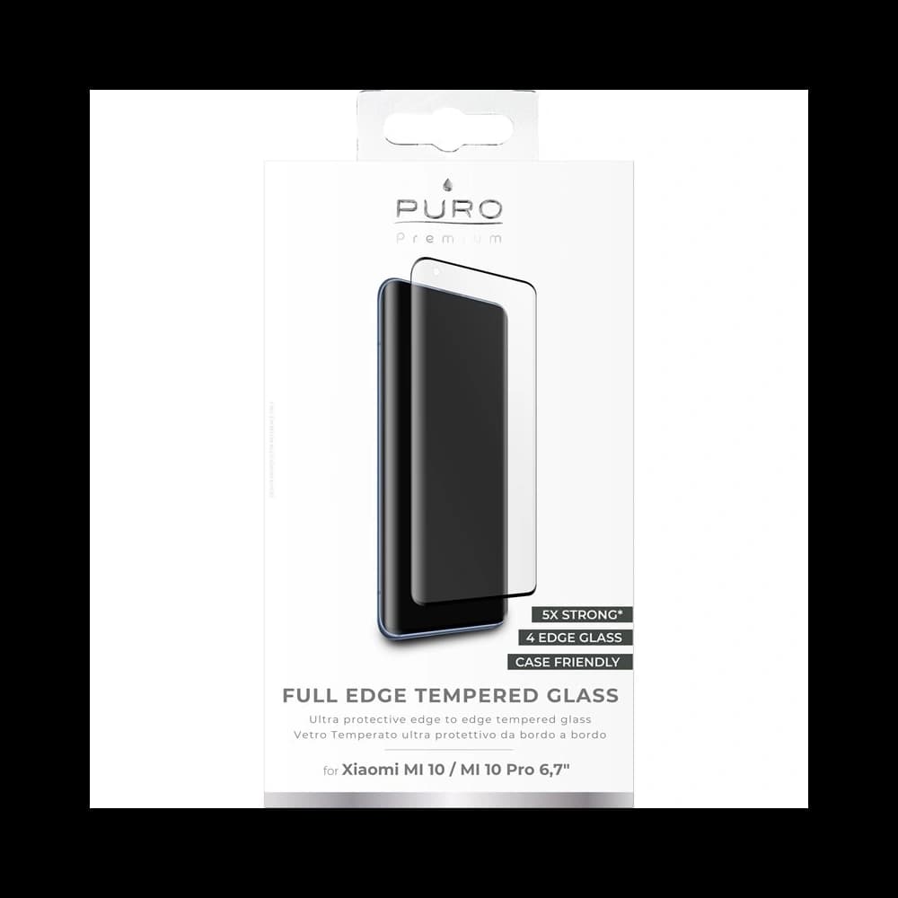 Xiaomi PURO Premium Full Edge Tempered Glass MI 10/Pro (schwarzer Rahmen) - 2